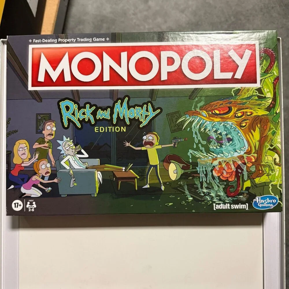Hasbro Monopoly: Rick and Morty Edition Board Game